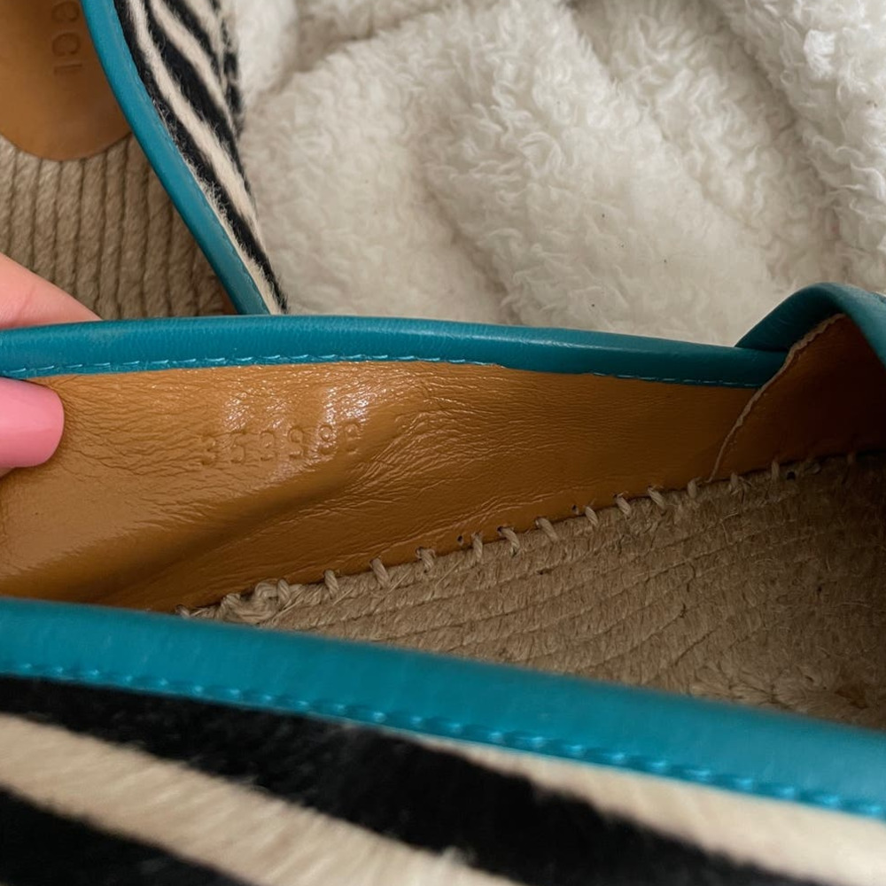 Authentic Gucci Pony-Style Calfskin Espadrilles (9.5) - Picture 5 of 6